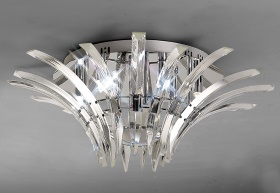 Sinclair Crystal Ceiling Lights Diyas Flush Crystal Fittings Sinclair Crystal Ceiling Lights Diyas Flush Crystal Fittings